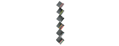 2d3d wall cd rack\